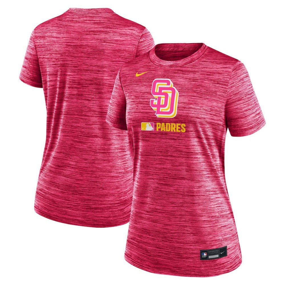 San Diego Padres Nike Women's Authentic Collection City Connect Velocity Dri-FIT T-Shirt Lifestyle