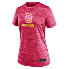 San Diego Padres Nike Women's Authentic Collection City Connect Velocity Dri-FIT T-Shirt Lifestyle