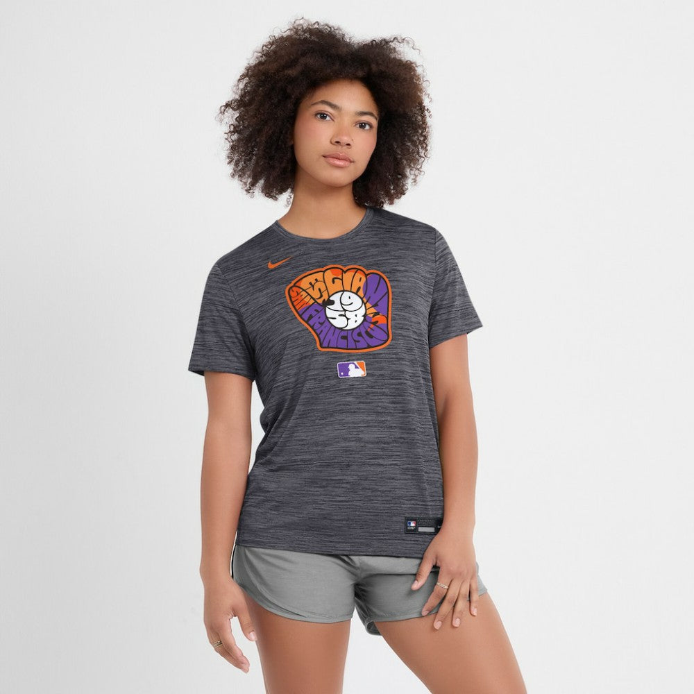 San Francisco Giants Nike Women's 2025 City Connect Authentic Collection Velocity Dri-FIT T-Shirt On Sale