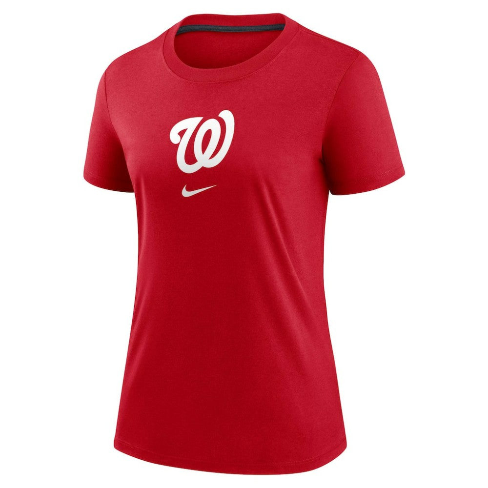 Washington Nationals Nike Women's Authentic Collection Early Work Tri-Blend T-Shirt Lifestyle