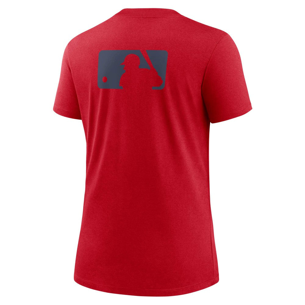 Los Angeles Angels Nike Women's Authentic Collection Early Work Tri-Blend T-Shirt On Sale