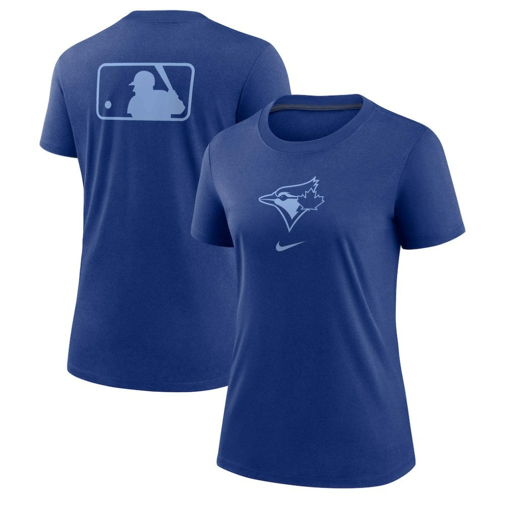 Toronto Blue Jays Nike Women's Authentic Collection Early Work Tri-Blend T-Shirt On Sale