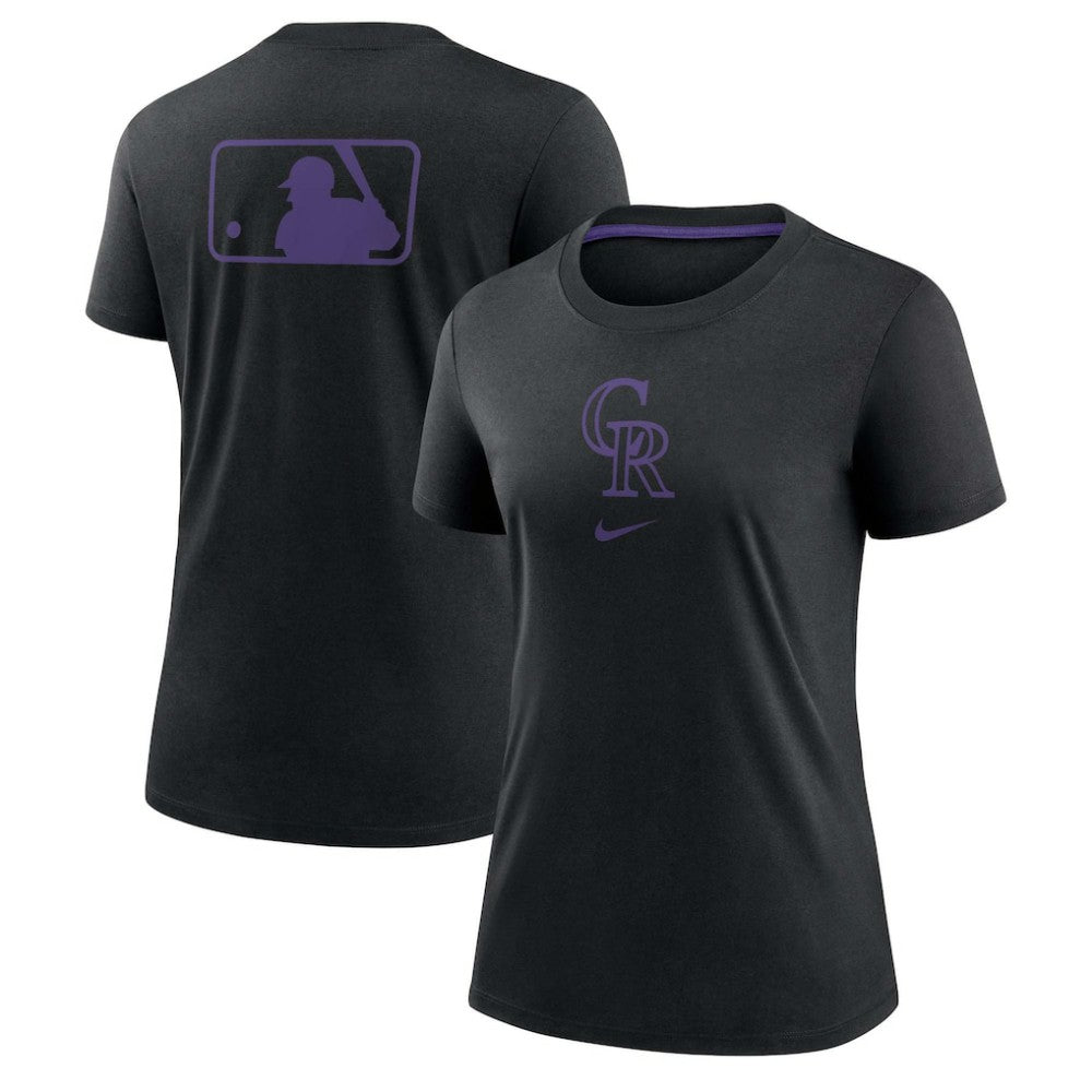 Colorado Rockies Nike Women's Authentic Collection Early Work Tri-Blend T-Shirt Online