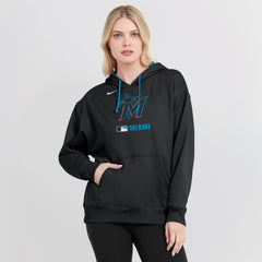 Miami Marlins Nike Women's Authentic Collection Therma-FIT Hoodie On Sale