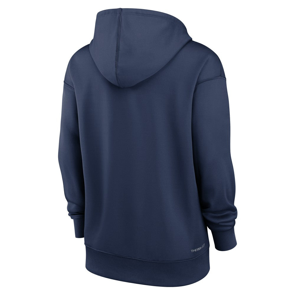 Los Angeles Angels Nike Women's Authentic Collection Lockup Alternate Logo Therma Hoodie Sale