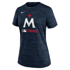 Minnesota Twins Nike Women's Authentic Collection Alternate Logo Velocity Dri-FIT  T-Shirt Online