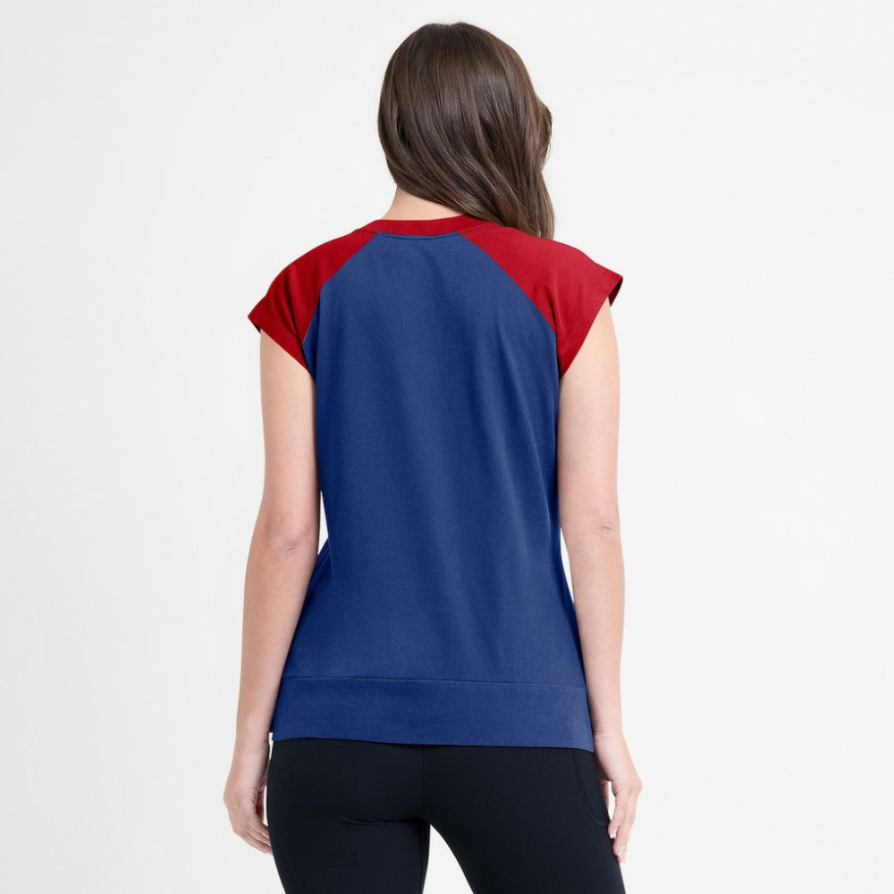 Atlanta Braves Nike Women's Cooperstown Collection Raglan Dri-FIT T-Shirt for sale