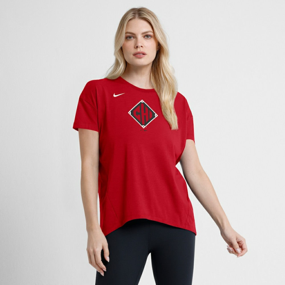 Chicago White Sox Nike Women's 2025 City Connect Flowy Fashion Tri-Blend Dri-FIT T-Shirt Online