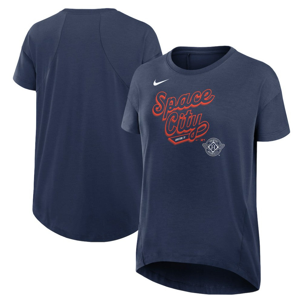 Houston Astros Nike Women's 2025 City Connect Flowy Fashion Tri-Blend Dri-FIT T-Shirt Clearance