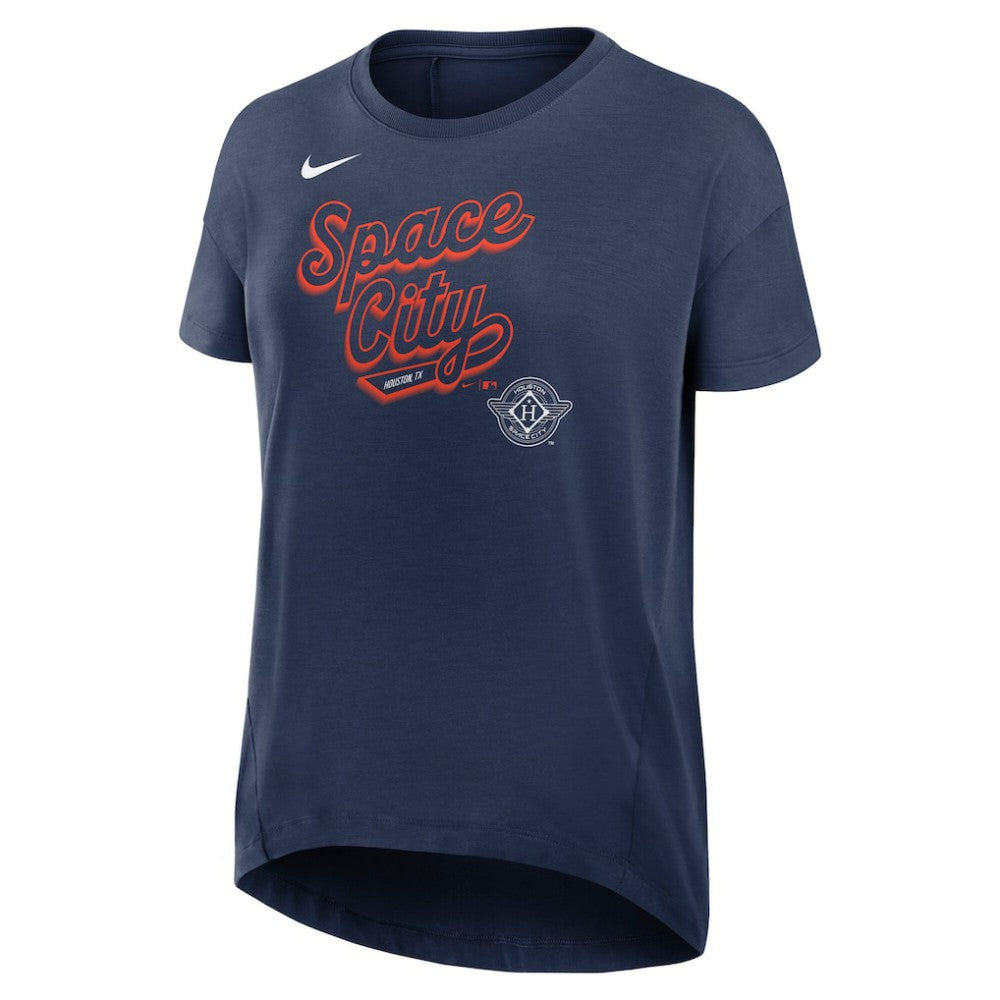 Houston Astros Nike Women's 2025 City Connect Flowy Fashion Tri-Blend Dri-FIT T-Shirt Clearance