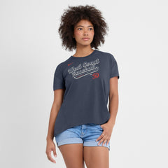 Los Angeles Dodgers Nike Women's 2025 City Connect Flowy Fashion Tri-Blend Dri-FIT T-Shirt Sale
