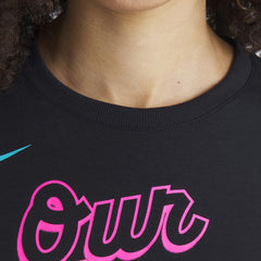 Miami Marlins Nike Women's 2025 City Connect Flowy Fashion Tri-Blend Dri-FIT T-Shirt Clearance
