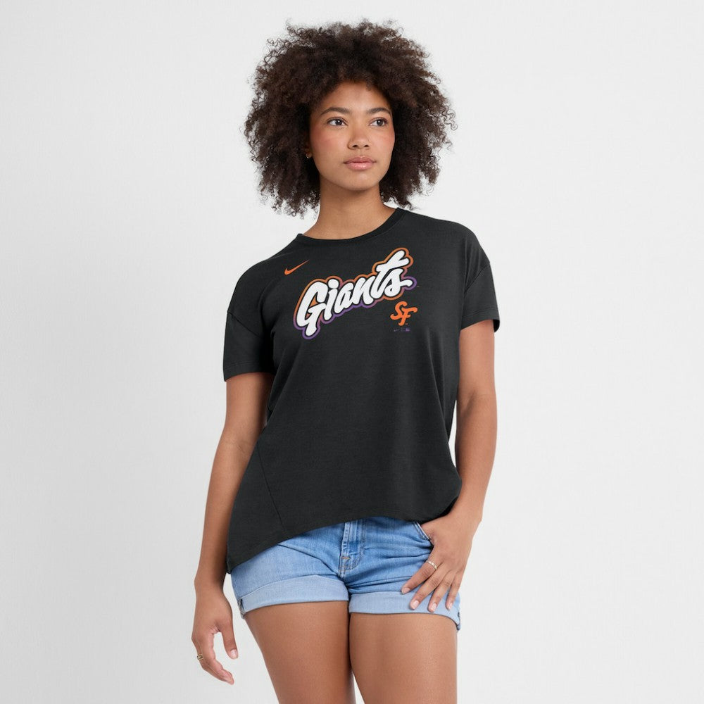 San Francisco Giants Nike Women's 2025 City Connect Flowy Fashion Tri-Blend Dri-FIT T-Shirt for sale