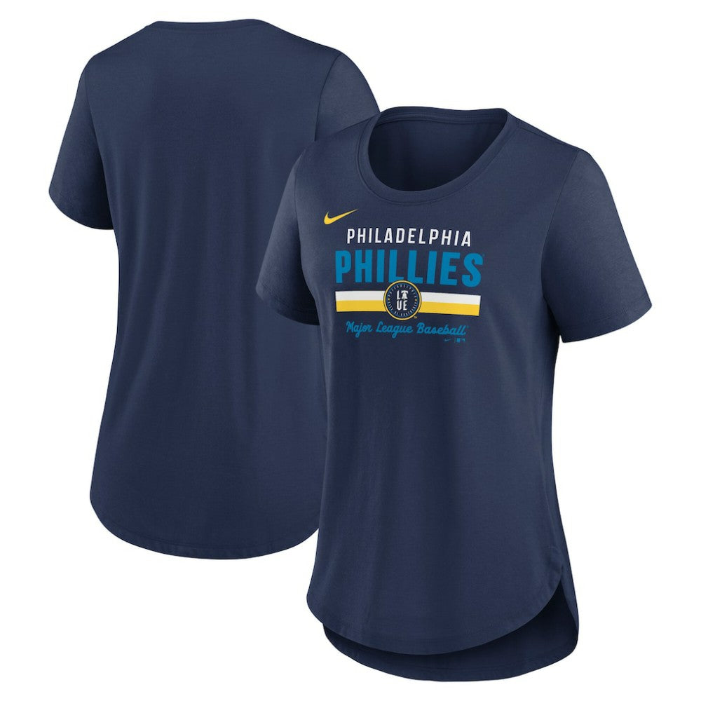 Philadelphia Phillies Nike Women's City Connect Lockup Tri-Blend T-Shirt Online