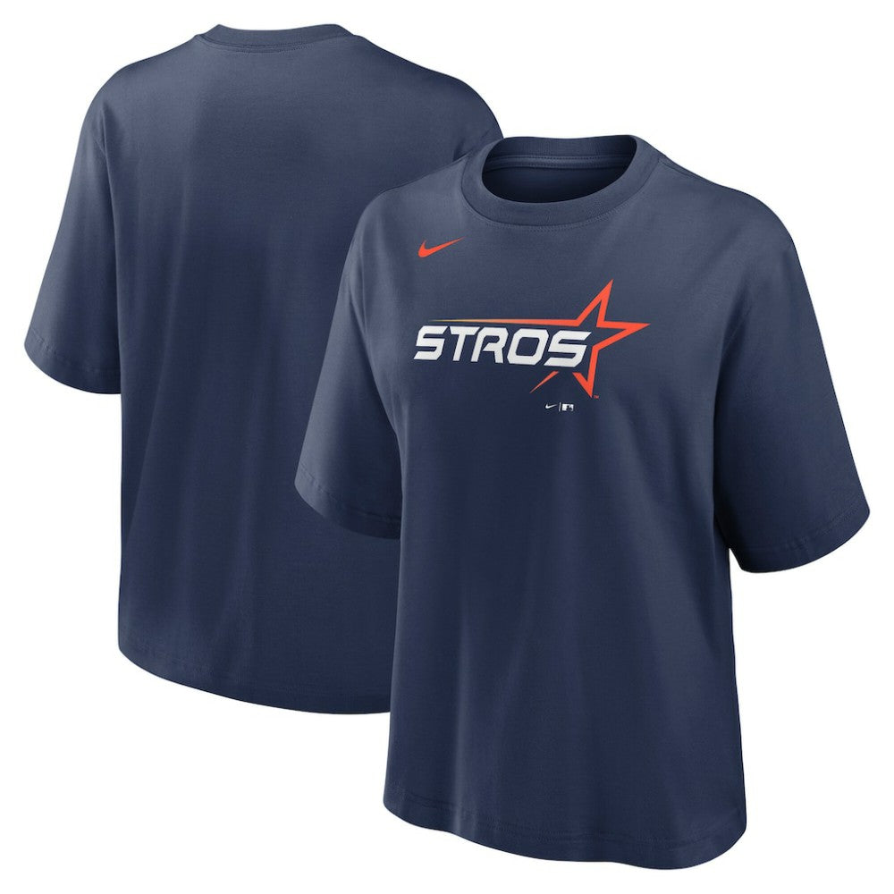 Houston Astros Nike Women's 2025 City Connect Logo Boxy T-Shirt Online
