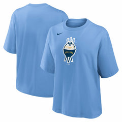 Milwaukee Brewers Nike Women's City Connect Logo Boxy T-Shirt Lifestyle