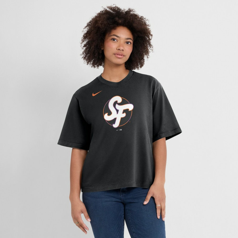San Francisco Giants Nike Women's 2025 City Connect Logo Boxy T-Shirt Lifestyle