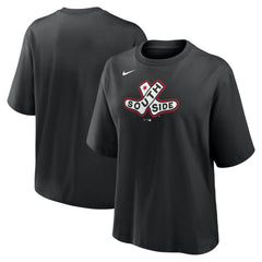 Chicago White Sox Nike Women's 2025 City Connect Logo Boxy T-Shirt Lifestyle