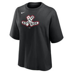Chicago White Sox Nike Women's 2025 City Connect Logo Boxy T-Shirt Lifestyle