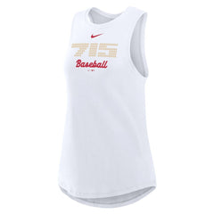 Atlanta Braves Nike Women's City Connect Tricode High Neck Dri-FIT Tank Top On Sale