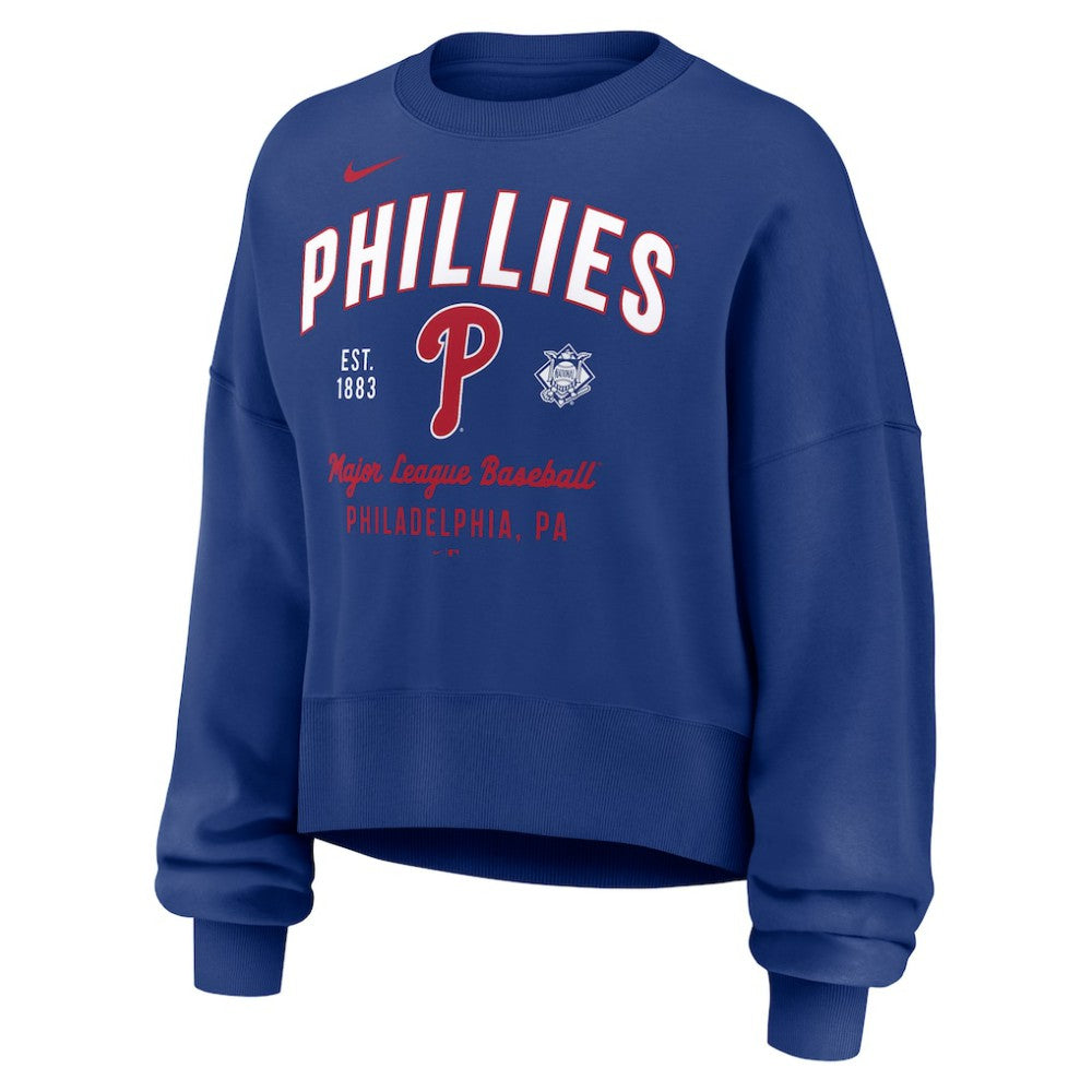 Philadelphia Phillies Nike Women's Oversized High Hip Pullover Sweatshirt Lifestyle