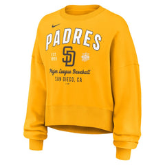 San Diego Padres Nike Women's Oversized High Hip Pullover Sweatshirt On Sale