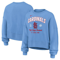 St. Louis Cardinals Nike Women's Oversized High Hip Pullover Sweatshirt Sale