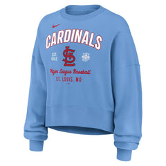 St. Louis Cardinals Nike Women's Oversized High Hip Pullover Sweatshirt Sale