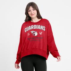 Cleveland Guardians Nike Women's Oversized High Hip Pullover Sweatshirt Sale