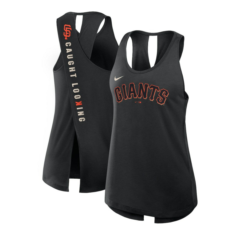 San Francisco Giants Nike Open-Back Crisscross Dri-FIT Tank Top Lifestyle