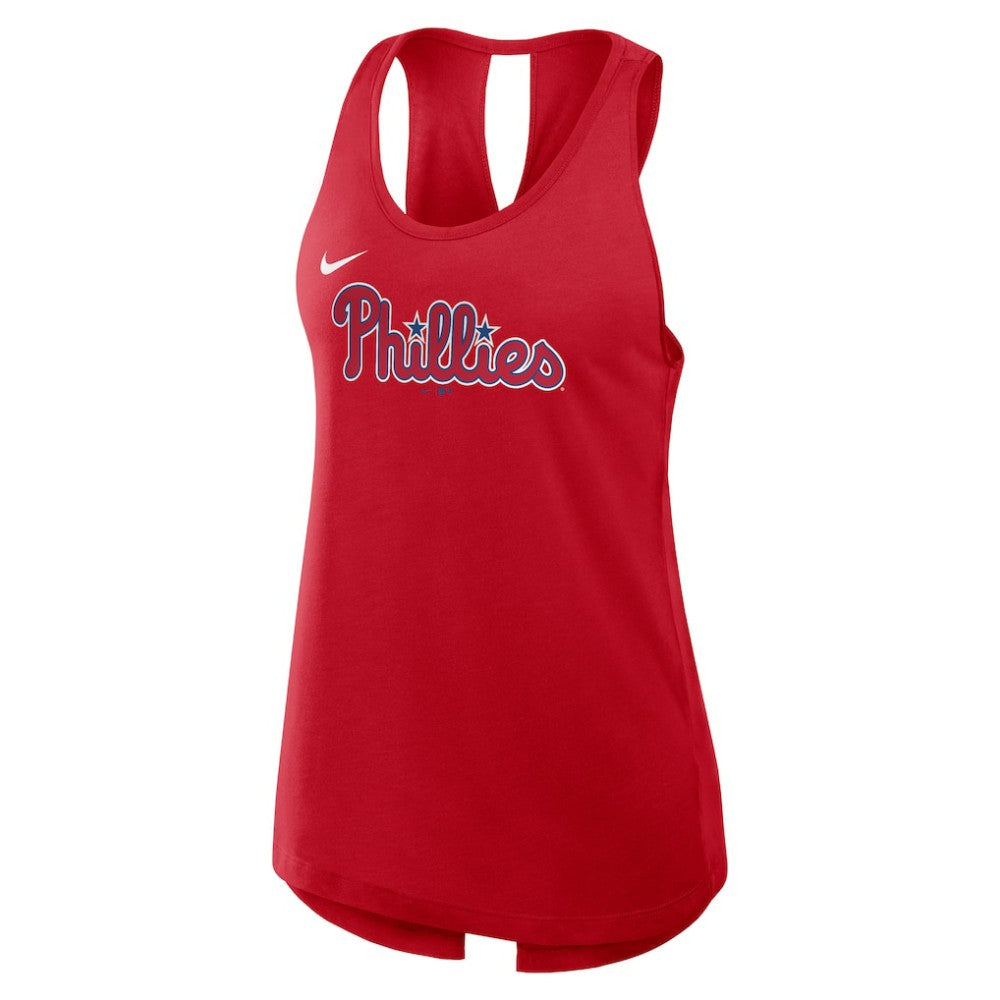 Philadelphia Phillies Nike Open-Back Crisscross Dri-FIT Tank Top Online