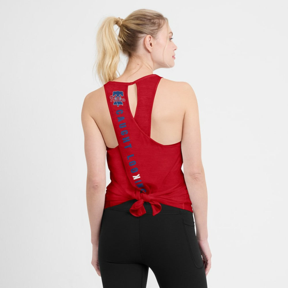 Philadelphia Phillies Nike Open-Back Crisscross Dri-FIT Tank Top Online
