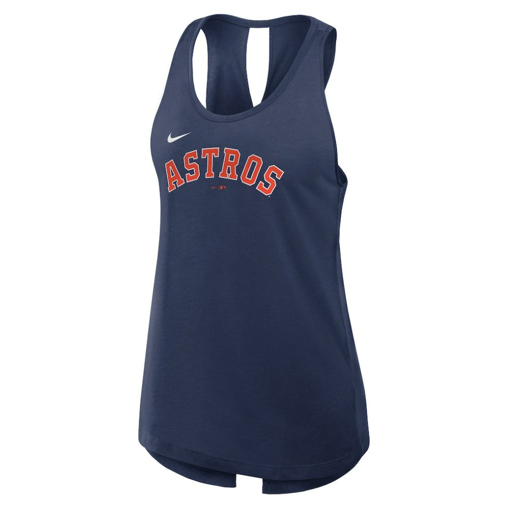 Houston Astros Nike Open-Back Crisscross Dri-FIT Tank Top Clearance