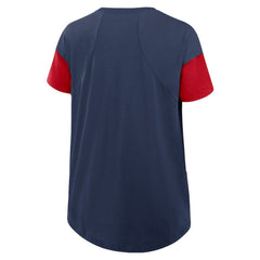 Atlanta Braves Nike Women's Flowy Fashion Tri-Blend Dri-FIT T-Shirt On Sale