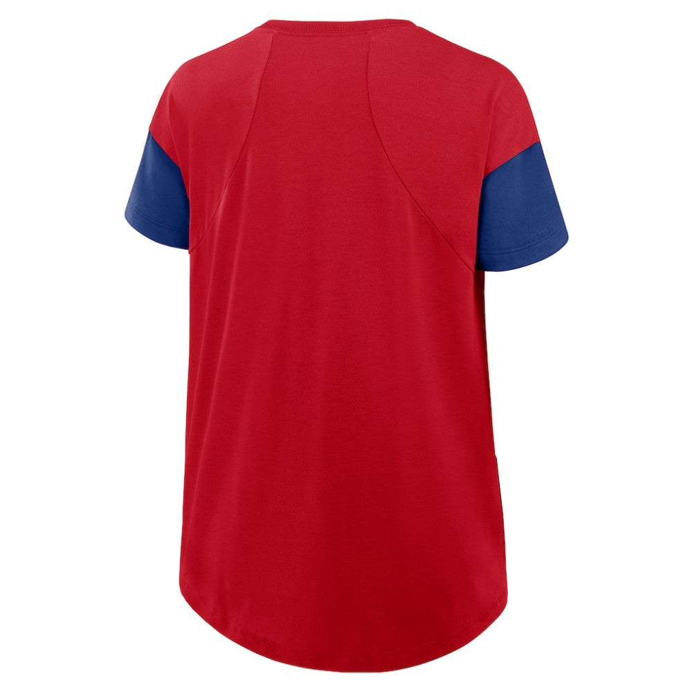Philadelphia Phillies Nike Women's Flowy Fashion Tri-Blend Dri-FIT T-Shirt for sale