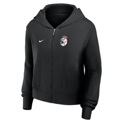 Cincinnati Reds Nike Women's Cropped Chill Full-Zip Hoodie Lifestyle