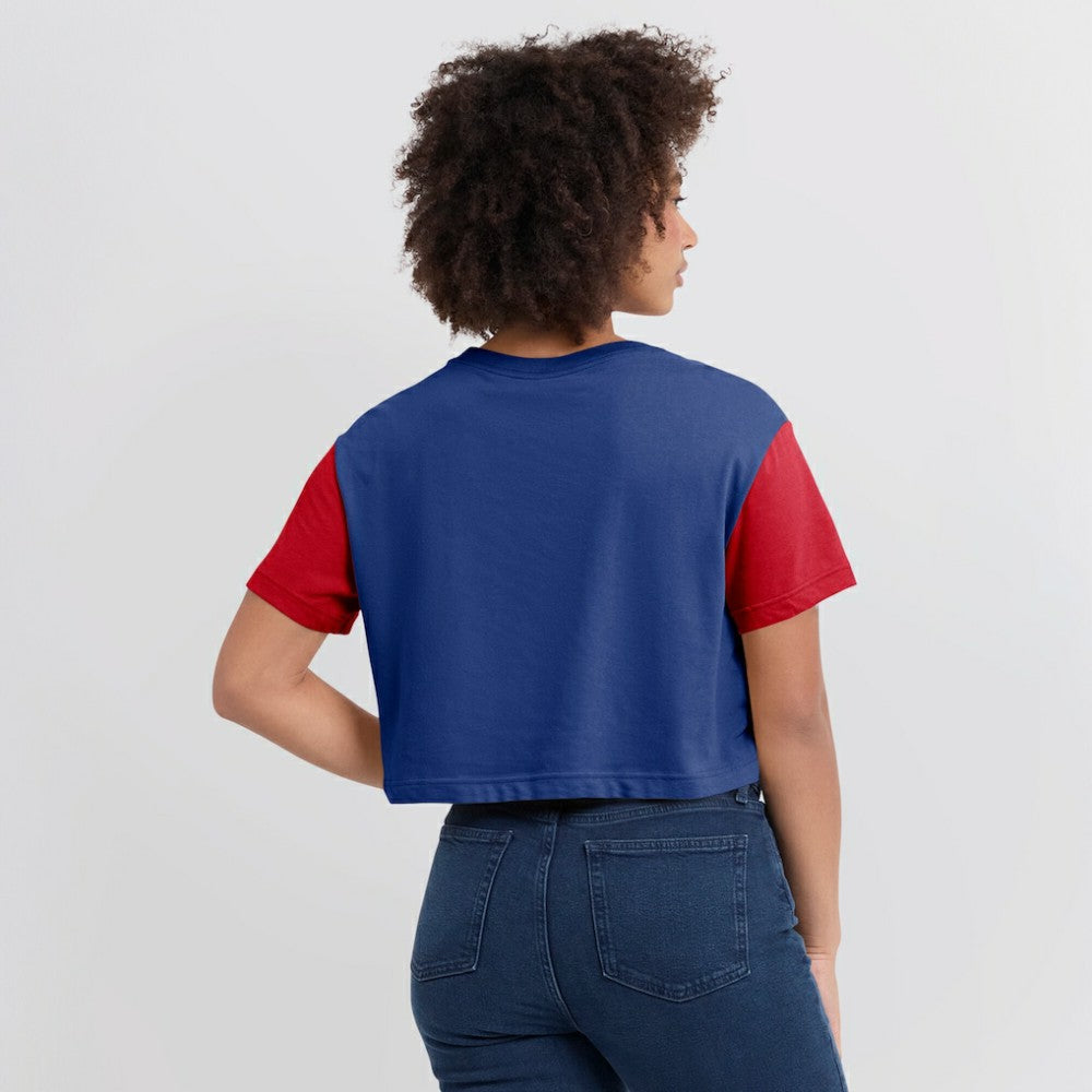 Philadelphia Phillies Nike Women's Script Dri-FIT Cropped T-Shirt Lifestyle