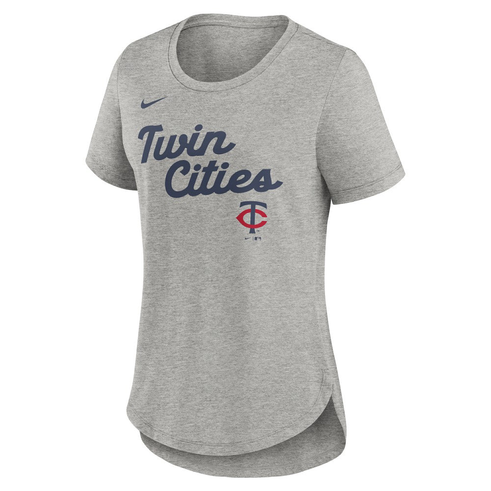 Minnesota Twins Nike Women's Script Tri-Blend T-Shirt discount