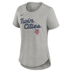 Minnesota Twins Nike Women's Script Tri-Blend T-Shirt discount