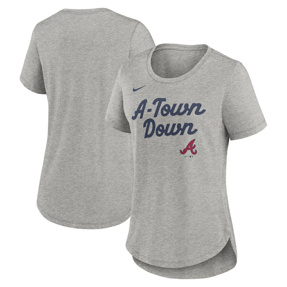 Atlanta Braves Nike Women's Script Tri-Blend T-Shirt Near Me
