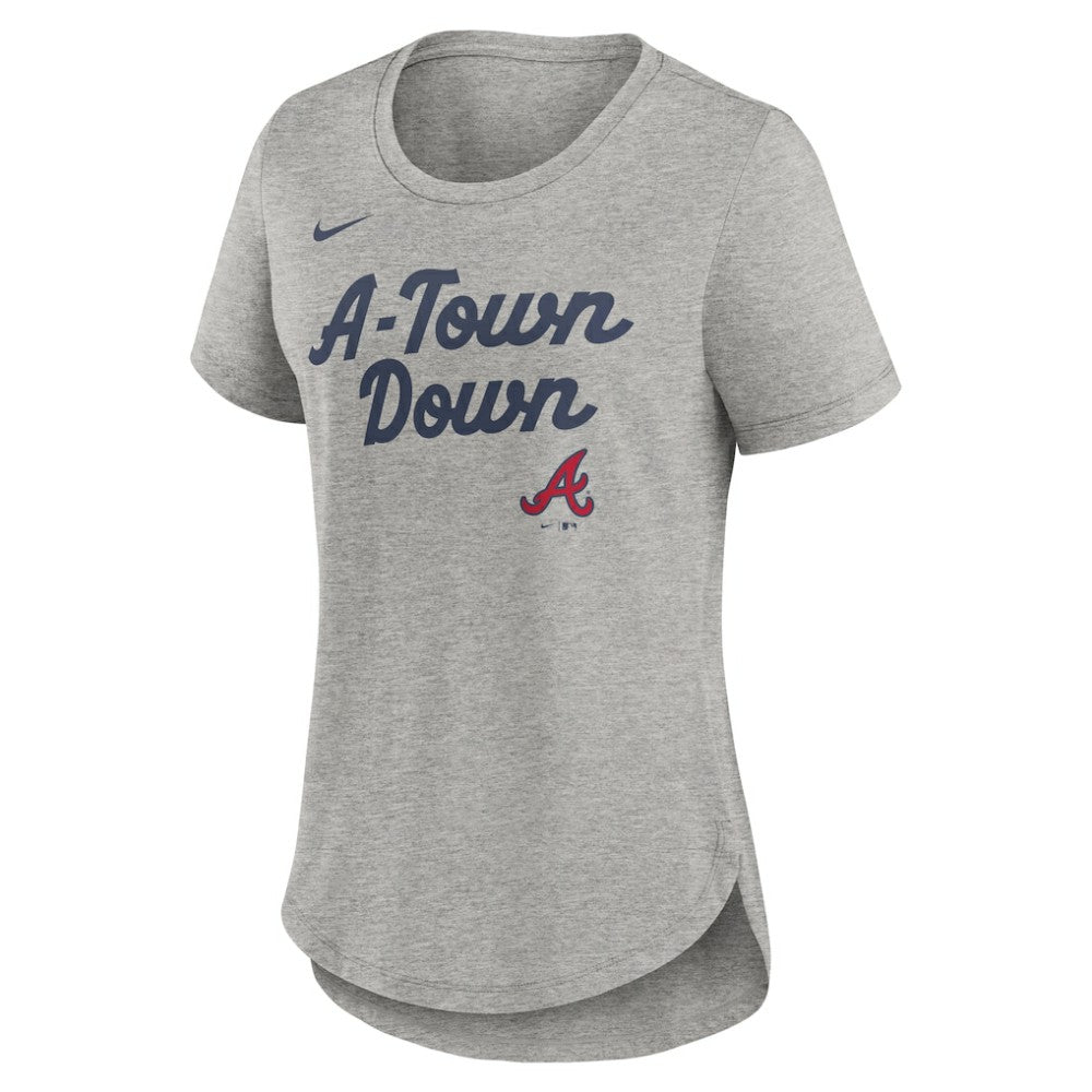 Atlanta Braves Nike Women's Script Tri-Blend T-Shirt Near Me