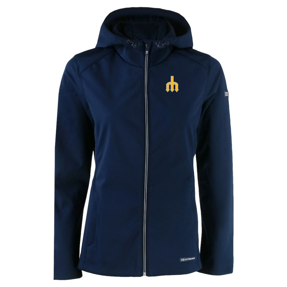 Seattle Mariners Cutter & Buck Women's Evoke Eco Softshell Recycled Full-Zip Jacket Near Me