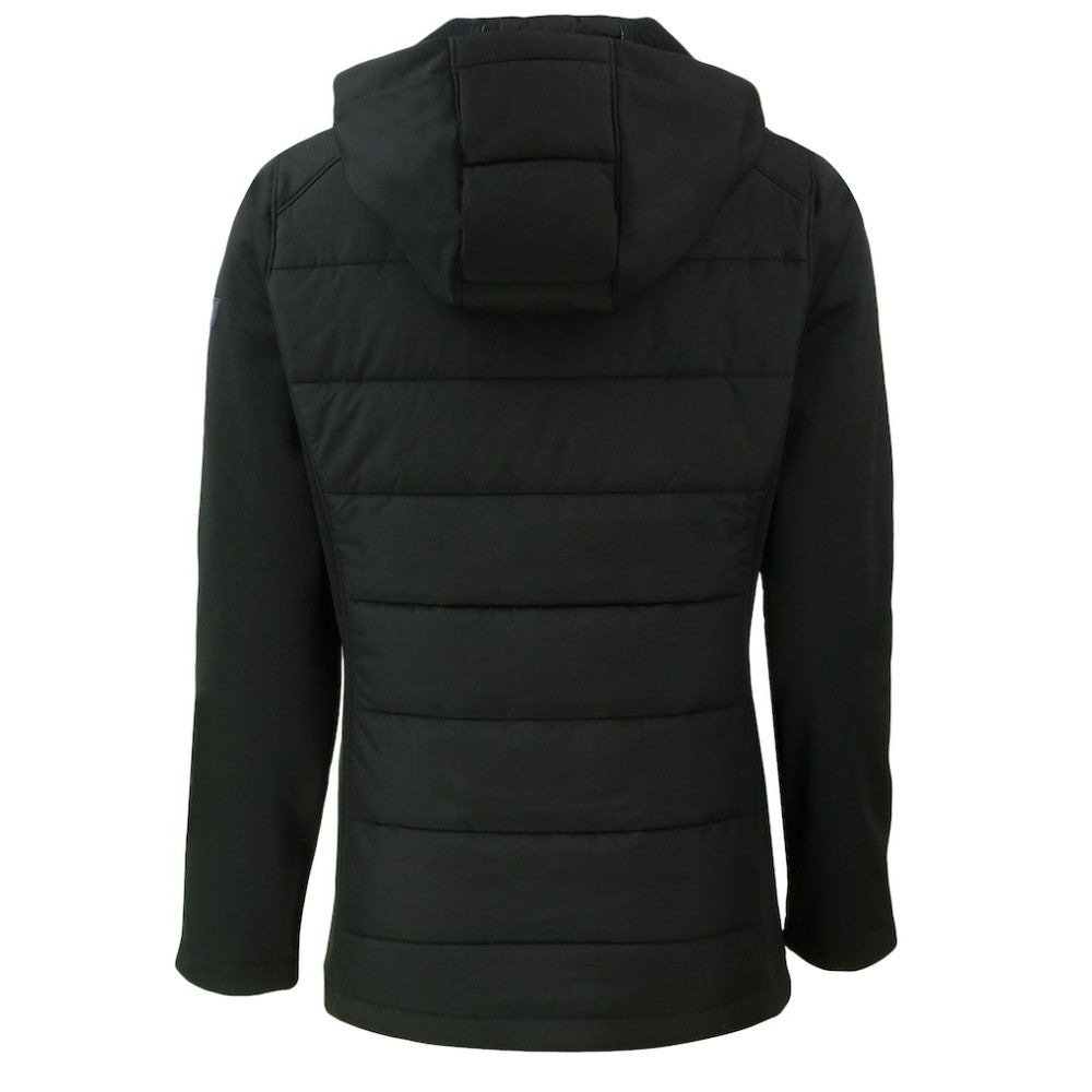 San Francisco Giants Cutter & Buck Women's  Evoke Hybrid Eco Softshell Recycled Full-Zip Hoodie Jacket Lifestyle
