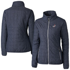 Los Angeles Dodgers Cutter & Buck Women's Rainier PrimaLoft Eco Insulated Full-Zip Puffer Jacket Lifestyle