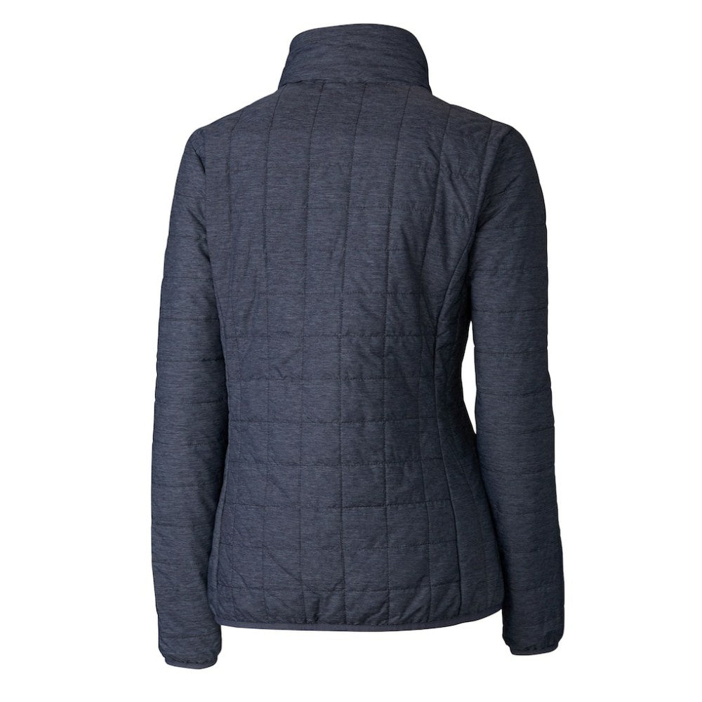 Los Angeles Dodgers Cutter & Buck Women's Rainier PrimaLoft Eco Insulated Full-Zip Puffer Jacket Lifestyle