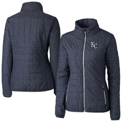 Kansas City Royals Cutter & Buck Women's Rainier PrimaLoft Eco Insulated Full-Zip Puffer Jacket On Sale