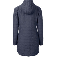 Kansas City Royals Cutter & Buck Women's Rainier Primaloft Eco Insulated Hooded Full-Zip Long Coat Lifestyle