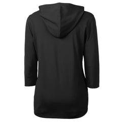 San Francisco Giants Cutter & Buck Women's  DryTec Virtue Eco Pique Recycled 3/4-Sleeve Half-Zip Pullover Hoodie Lifestyle