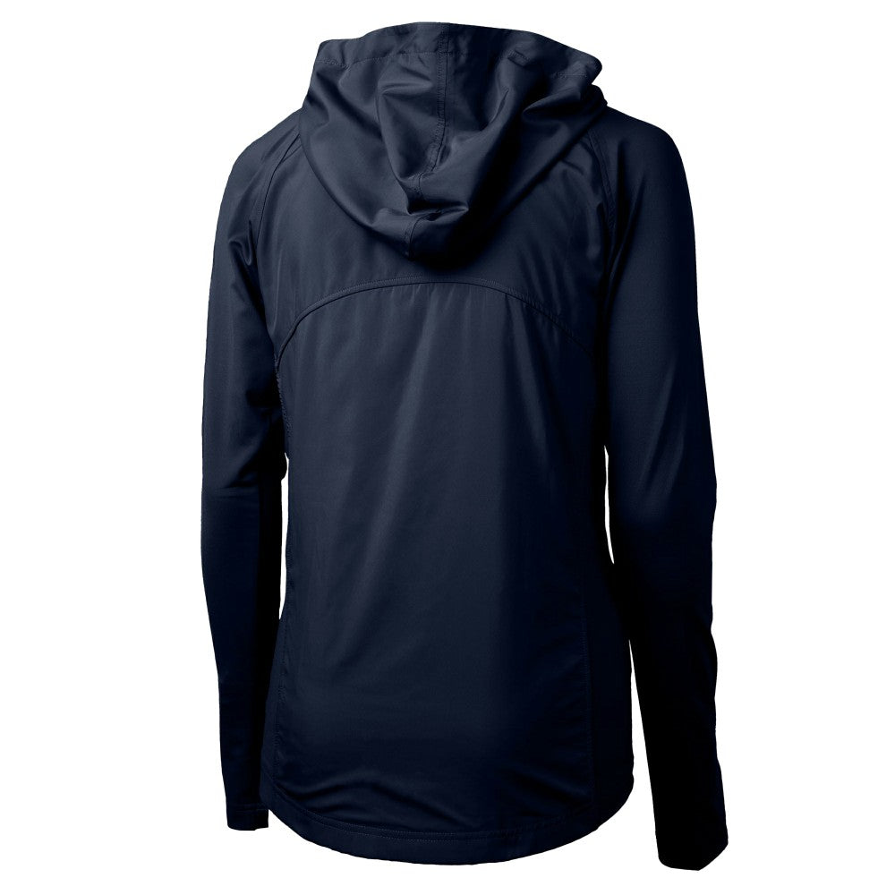 Los Angeles Dodgers Cutter & Buck Women's  Adapt Eco Knit Hybrid Recycled Full-Zip Hoodie Clearance