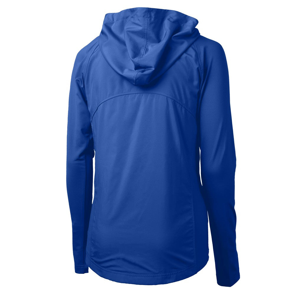 Los Angeles Dodgers Cutter & Buck Women's  Adapt Eco Knit Hybrid Recycled Full-Zip Hoodie for sale